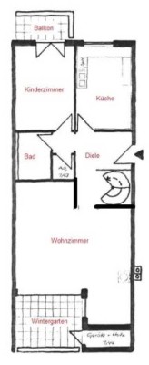 Exklusive 4-Zimmer Maisonette-Wohnung mit Balkon und Wintergarten in Donauwörth
