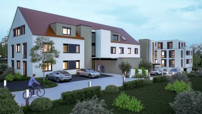 Erstbezug: Exklusive 4-Zimmer-Wohnung mit Einbauküche und Garten