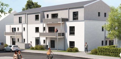 Barrierefreies Komfort Studio-Apartment mit Terrasse für Singles/Senioren – Erstbezug Energieeffizie