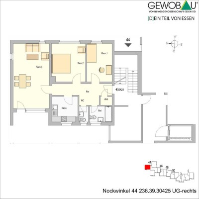 Wir modernisieren für Sie - Moderne 3 Raumwohnung in Überruhr