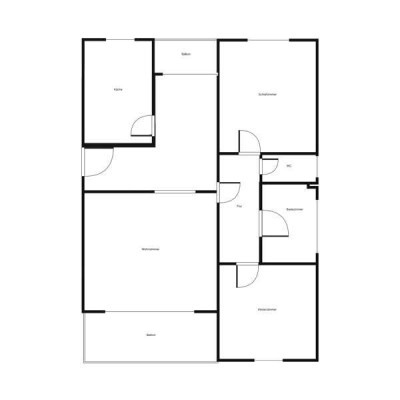 Wir renovieren für Sie - weitläufige 3,5-Zimmer-Wohnung mit Balkon