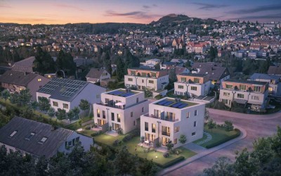 LIVING75– Stadtnah. Nachhaltig. Zuhause. Doppelhaushälften auf der Pforzheimer Rotplatte