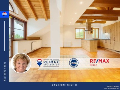 Gemütliche 2-Zimmer-Dachgeschoss-Wohnung mit Einbauküche - frei