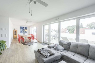 Moderne Penthousewohnung mit großer Dachterrasse in Kressbronn am Bodensee
