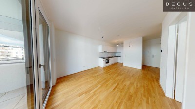 | MODERNE BALKONWOHNUNG DIREKT AM KIRSCHBLÜTENPARK | | U1 KAGRAN | 5.STOCK