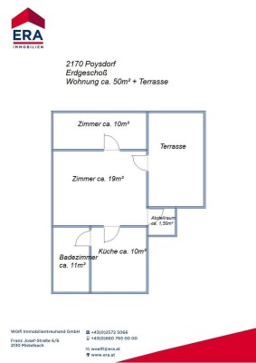 Poysdorf MIETE - Moderne Terrassenwohnung im Zentrum