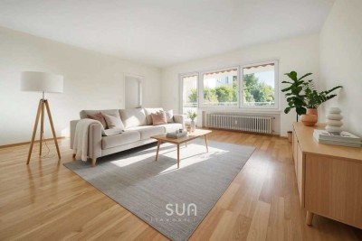 Großzügige und ruhige 2-Zi-Wohnung in fantastischer Park-Lage mit Wallbox und vielen Extras!