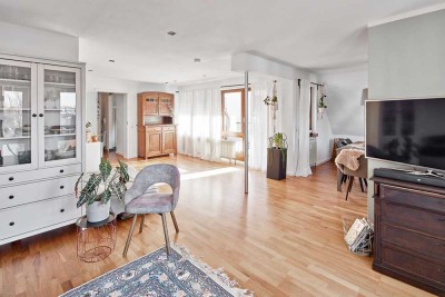5-Zimmer-Maisonette mit Dachloggia & Carport mit Wallbox – zentrales & exklusives Wohnen