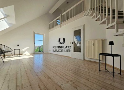 Lichtdurchflutete 3,5-Zimmer-Maisonette Wohnung mit EBK und West-Balkon in Bad Abbach. Frei.