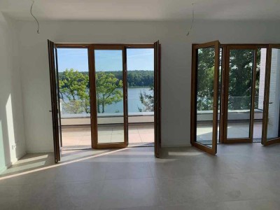 1. Reihe mit Seeblick! Erstbezug! Traumhafte 3-Zimmer-Wohnung  "Campus Jungfernsee" in Potsdam