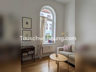 Tauschwohnung: Einzigartige Maisonettewohnung Hochparterre mit Souterrain