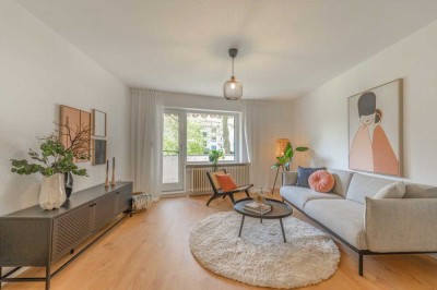 Neu Schwachhausen | Sofort Frei: Renovierte 3-Zimmer-Wohnung mit Balkon