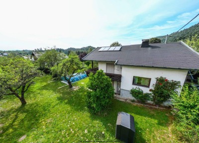 Ideal für Familien I Einfamilienhaus I thermisch saniert I Pool I ca. 987 m² Grundfläche I ca. 160 m² Wohnfläche I Karnburg I Luftwärmepumpe I Solaranlage