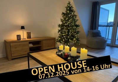OpenHouse 7.12.2025 von 14-16 Uhr | Musterwohnung mit Extras | sofort bezugsfertig