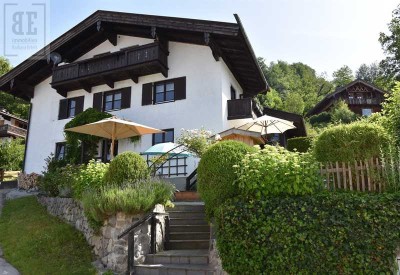 charmante 3-Zimmer-Wohnung mit Garten und Balkon in ruhiger Lage in Tegernsee