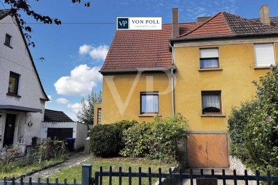 Familientraum in Völklingen! 
Doppelhaushälfte mit Gewächshaus und historischem Flair