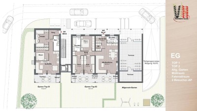 NEUBAU-W01: 3-Zimmer Gartenwohnung in Gisingen
