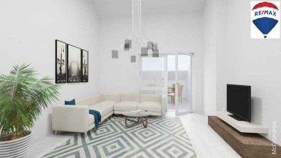 **mit Video** Neubauwohnung mit Dachterrasse,
hohe Decken + INKL. Autostellplatz