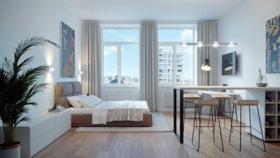 Stilvolle, neuwertige 1-Raum-Wohnung mit gehobener Innenausstattung in Karlsruhe