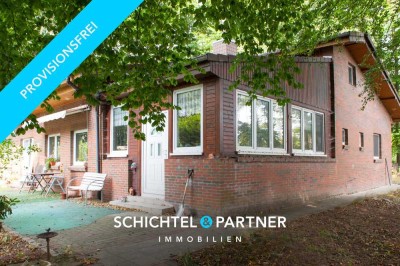 Bremen - Farge | Moderner Bungalow mit großem Grundstück und Doppelgarage in direkter Weserlage