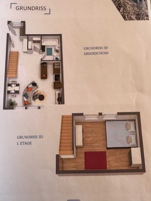 Zentrale 1,5 Zimmer Maisonette Wohnung in Löffingen