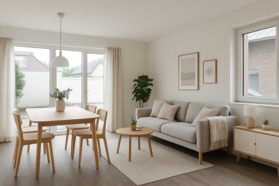 Stommeln: Seniorenfreundlich, EG, modernisiert, Terrasse, 2 Garagen