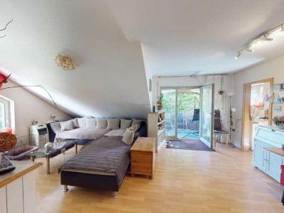 Charmante 2-Zimmer-Dachgeschosswohnung in Achern – ruhige Lage & vermietet