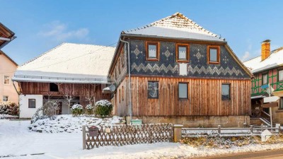 Viel Raum für eigene Ideen!! Traditionelles Fachwerkhaus mit großer Scheune in toller Lage