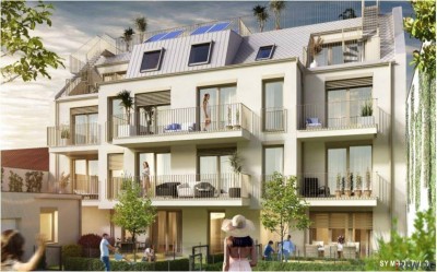 Moderne Dachgeschoss Neubau mit XXL-Dachterrasse in super Lage