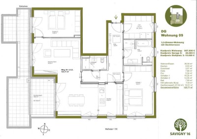 Dachterrassenwohnung der Extraklasse in Villenlage
