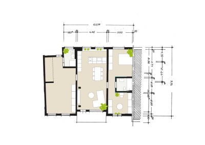 Helle 4-Raum-Wohnung mit gehobener Innenausstattung, Balkon und EBK in Köln-Raderberg