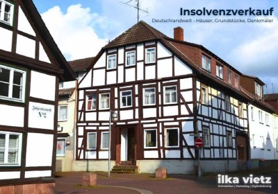 Historisches Fachwerkhaus in der Altstadt von Holzminden