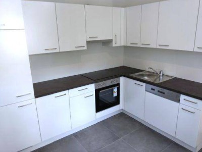 Erstbezug: Ruhiger 2 ZIMMER-NEUBAU + Süd-Balkon + extra Küche neu möbliert + neue Sanitäranlagen!