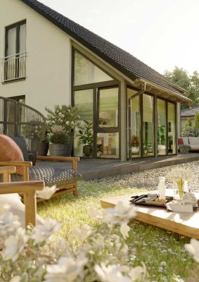INKLUSIVE Wintergarten & Carport: Energiesparend, bezahlbar & gemütlich. Massivhaus in Trendelburg