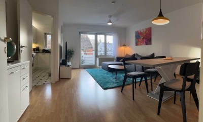 Zentrale und ruhige Premiumwohnung mit Balkon & Parkplatz in HD-Neuenheim, befristet 6-8 Monate