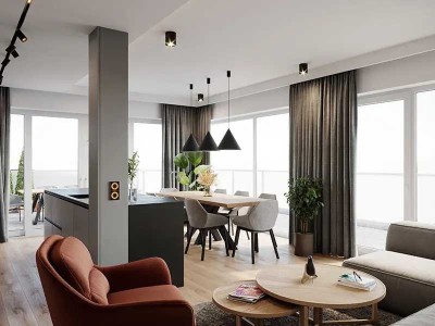 Exklusiver Wohnluxus über den Dächern – 4-Zimmer-Penthouse mit 166 m² und umlaufender Dachterrasse