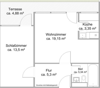 ""Schicke 2-Zimmerwohnung mit großer Loggia"" Besichtigung ab 02.09.2024