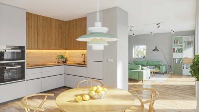 Großzügige Penthousewohnung mit Balkon, inkl. TG-Stellplatz, Fußbodenheizung, Rollläden, KfW 40