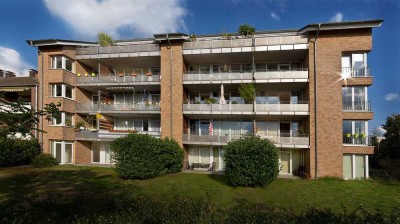 Gut geschnittene Zwei-Zimmer-Wohnung in Heerdt