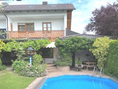 Schönes vermietetes Reihenendhaus in Emmering mit Pool und Sauna