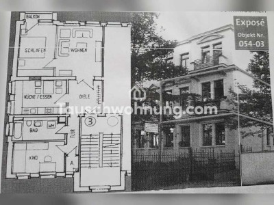 Tauschwohnung: Hübsche 3-Raum Wohnung in Dresden-Blasewitz