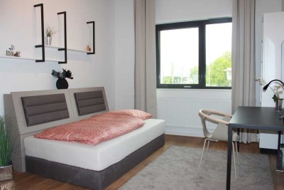 Hochwertig möbliertes 2-Zimmer-Apartment Nr.13 in historischem Speichergebäude „The Station“ in Kiel