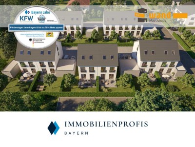 Neubau: Ihre DHH in familienfreundlicher Lage in Langweid am Lech - ideal für MUC Pendler geeignet!