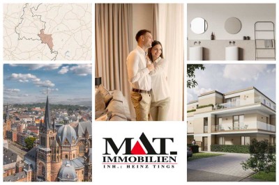 NEUBAU • Aachen-Laurensberg - ca. 117 m² gr. 3-Zi-Wohnung mit 2 Balkonen • Aufzug • moderne Ausstatt