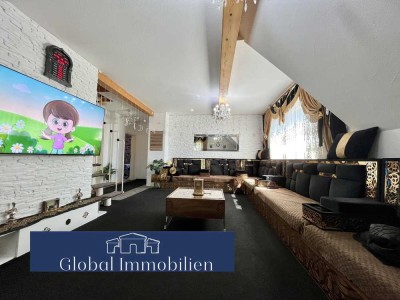 Stilvoll großzügige 5-Zimmer-Maisonette mit ausgebautem DG, Garage & Balkon im Herzen der Stadt