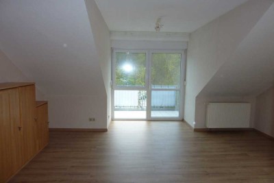 Geräumige und gepflegte 1-Zimmer-DG-Wohnung mit Balkon und EBK in Würzburg Heidingsfeld