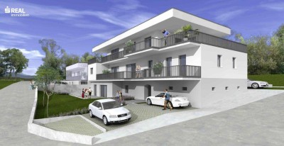 Bungalow-Charakter im Neubau: Freistehende Wohnung mit Gartenidylle