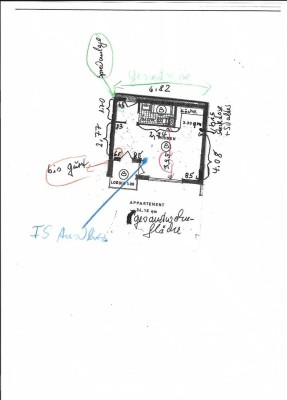 Sanierte 1-Raum-Wohnung mit Balkon und Einbauküche in Konstanz