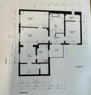 Freundliche helle 3,5-Zimmer-Wohnung mit Balkon in Wallau