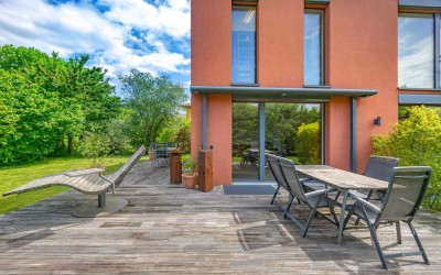 Exklusives Architektenhaus trifft auf  Wohngefühl mit Energieeffizienz